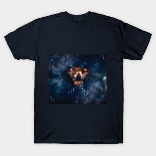 Creepy Wolf Skull T-Shirt